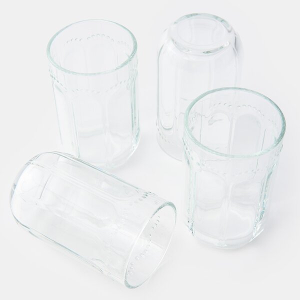 Sinsay - Σετ διακοσμητικών ποτηριών 4 pack - clear