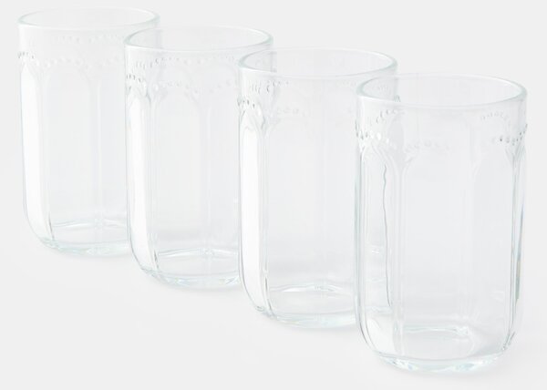 Sinsay - Σετ διακοσμητικών ποτηριών 4 pack - clear