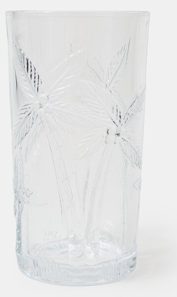 Sinsay - Σετ ποτηριών με ανάγλυφο μοτίβο φοίνικα 4 pack - clear