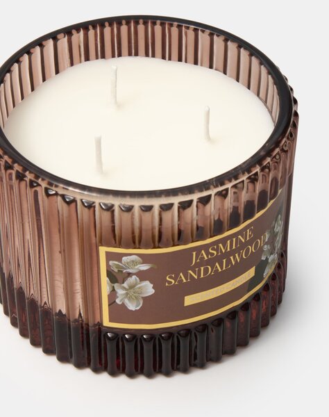 Sinsay - Αρωματικό κερί Jasmine Sandalwood - καφέ