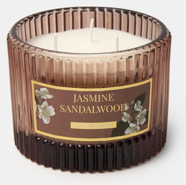 Sinsay - Αρωματικό κερί Jasmine Sandalwood - καφέ