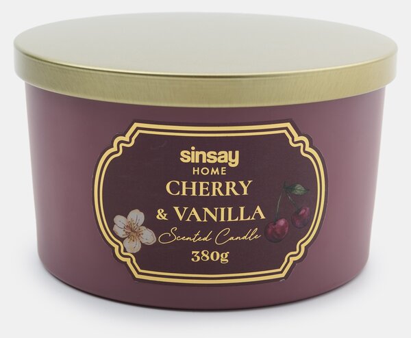 Sinsay - Αρωματικό κερί Cherry & Vanilla - μοβ