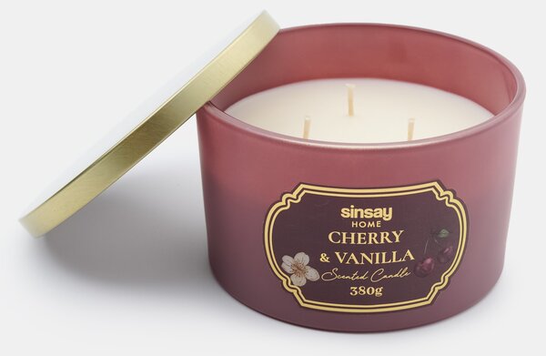 Sinsay - Αρωματικό κερί Cherry & Vanilla - μοβ