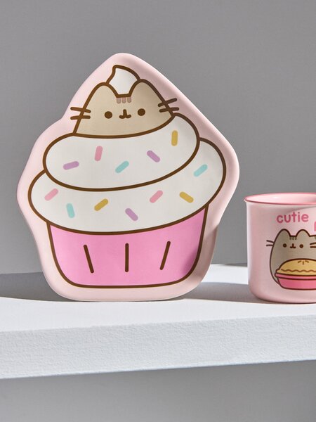 Sinsay - Κεραμικό πιάτο Pusheen the Cat - πολυχρωμο