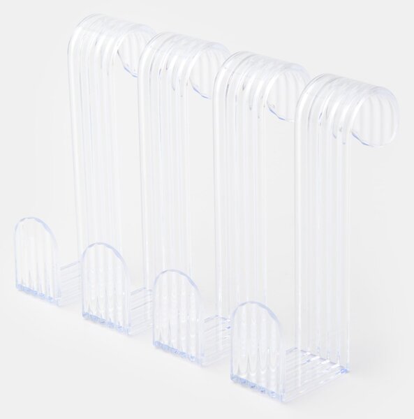 Sinsay - Σετ διαφανών κρεμαστρών πόρτας 4 pack - clear