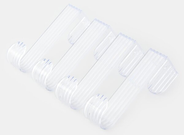 Sinsay - Σετ διαφανών κρεμαστρών πόρτας 4 pack - clear