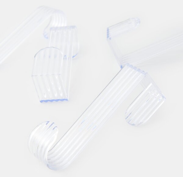 Sinsay - Σετ διαφανών κρεμαστρών πόρτας 4 pack - clear