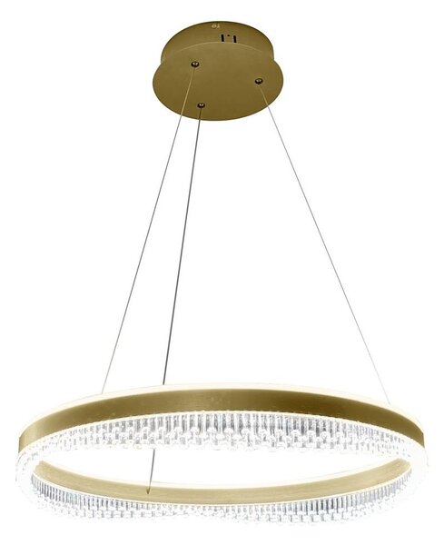 Κρεμαστό φωτιστικό οροφής LED PRECIOSA LED/52W/230V διάμετρος 60 cm χρυσό