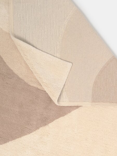 Sinsay - Βαμβακερό χαλί tufted με αφηρημένο μοτίβο - μπεζ