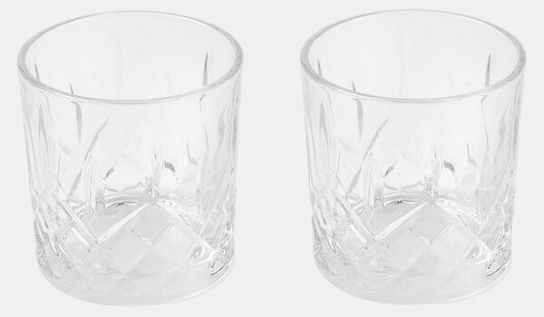 Sinsay - Ποτήρια με ανάγλυφο μοτίβο 2 pack - clear