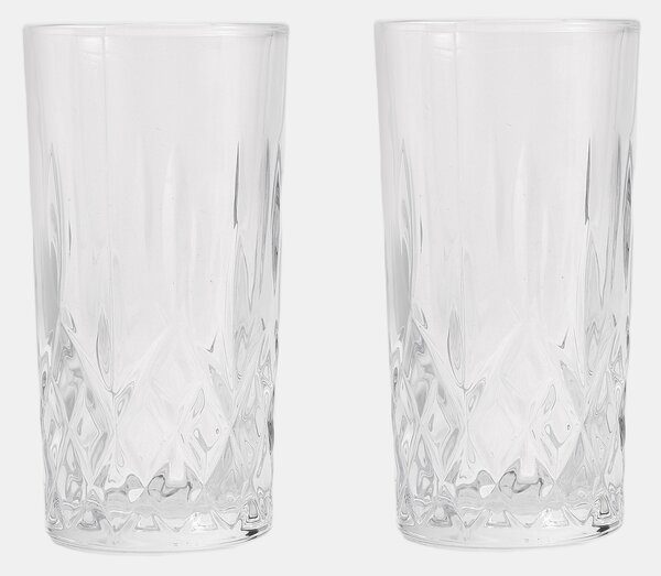 Sinsay - Ποτήρια με ανάγλυφο μοτίβο 2 pack - clear