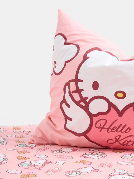 Sinsay - Σετ σεντονιών από βαμβάκι Hello Kitty - ροζ
