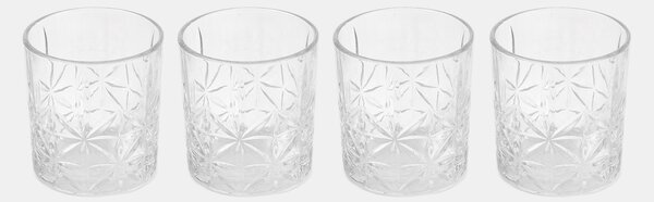 Sinsay - Ποτήρια με ανάγλυφο μοτίβο 4 pack - clear