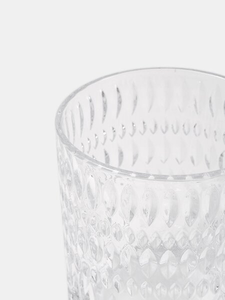 Sinsay - Ποτήρια με ανάγλυφο μοτίβο 2 pack - clear