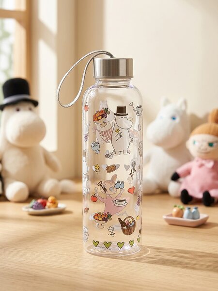 Sinsay - Μπουκάλι νερού με βιδωτό καπάκι και λαβή The Moomins - πολυχρωμο