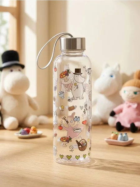 Sinsay - Μπουκάλι νερού με βιδωτό καπάκι και λαβή The Moomins - πολυχρωμο