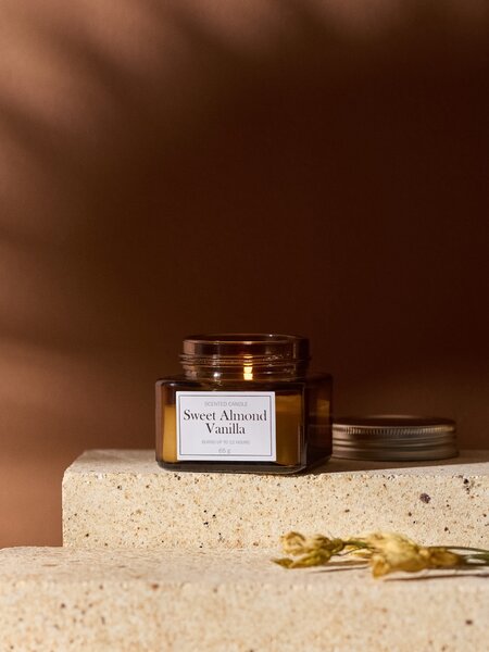Sinsay - Αρωματικό κερί Sweet Almond Vanilla - μπεζ