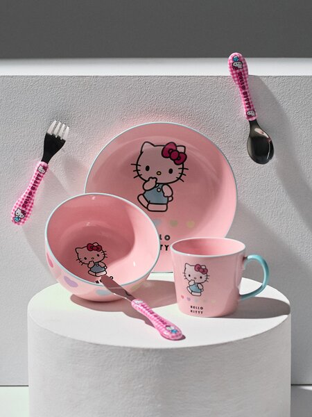 Sinsay - Σετ με 3 μαχαιροπίρουνα Hello Kitty - ροζ