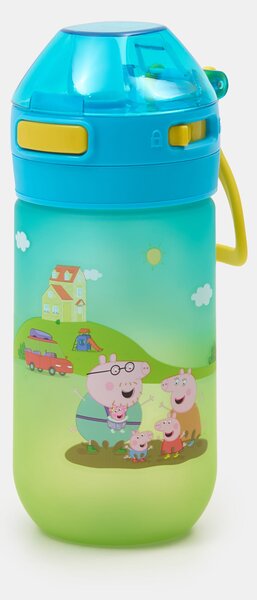 Sinsay - Μπουκάλι νερού με λαβή και καλαμάκι Peppa Pig - πολυχρωμο
