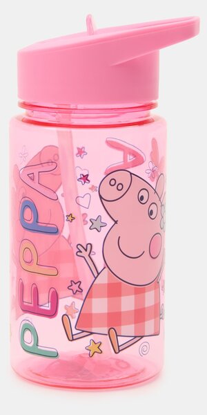 Sinsay - Μπουκάλι νερού με λαβή και καλαμάκι Peppa Pig - πολυχρωμο