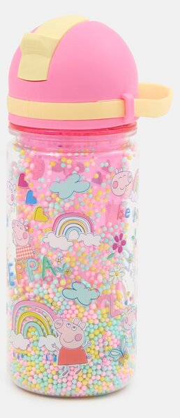 Sinsay - Μπουκάλι νερού με λαβή και καλαμάκι Peppa Pig - πολυχρωμο