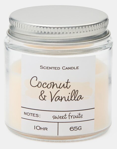 Sinsay - Αρωματικό κερί Coconut & Vanilla - κρεμ