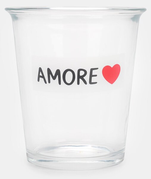 Sinsay - Ποτήρια με επιγραφές CIAO! και AMORE 2 pack - μαυρο