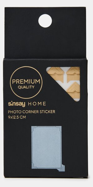 Sinsay - Γωνίες για φωτογραφίες 144 pack - μπεζ