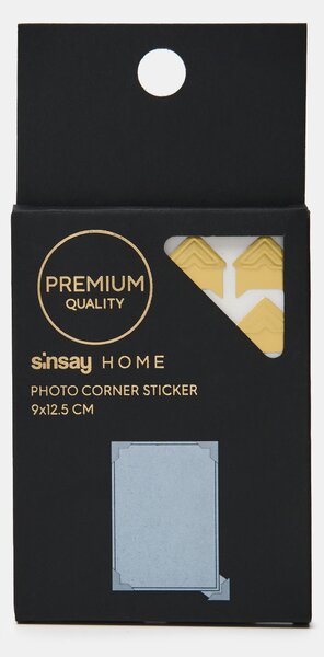 Sinsay - Γωνίες για φωτογραφίες 144 pack - χρυσο