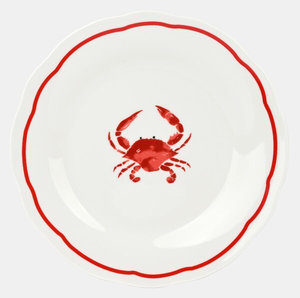 Sinsay - Κεραμικό πιάτο με στάμπα - κοκκινο