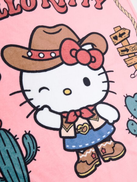 Sinsay - Κουβέρτα Hello Kitty - ροζ