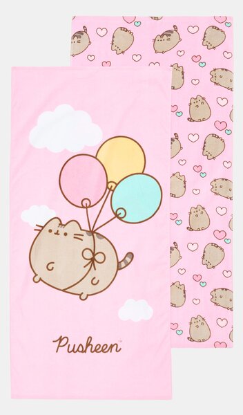 Sinsay - Βαμβακερή πετσέτα μπάνιου Pusheen the Cat - ροζ