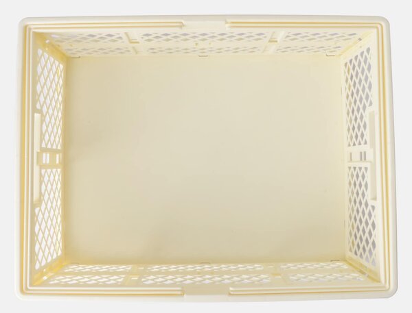 Sinsay - Αναδιπλούμενο κουτί με λαβές - ανοιχτο κιτρινο