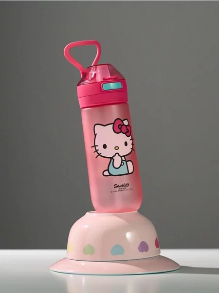 Sinsay - Παγούρι με λαβή Hello Kitty - πολυχρωμο