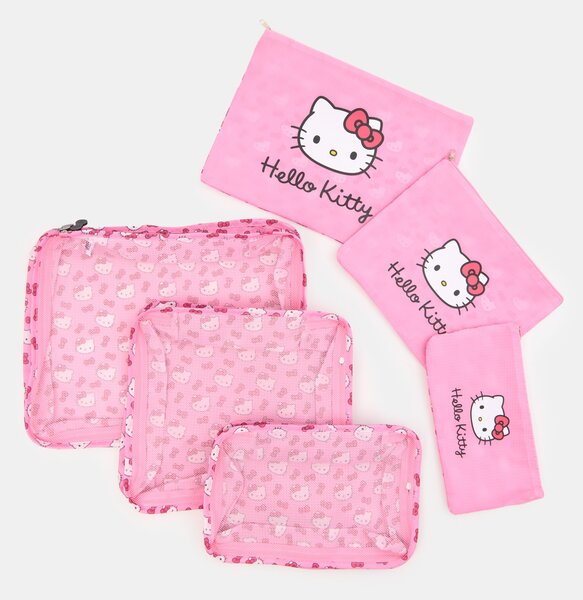 Sinsay - Σετ οργανωτών ταξιδιού Hello Kitty - ροζ