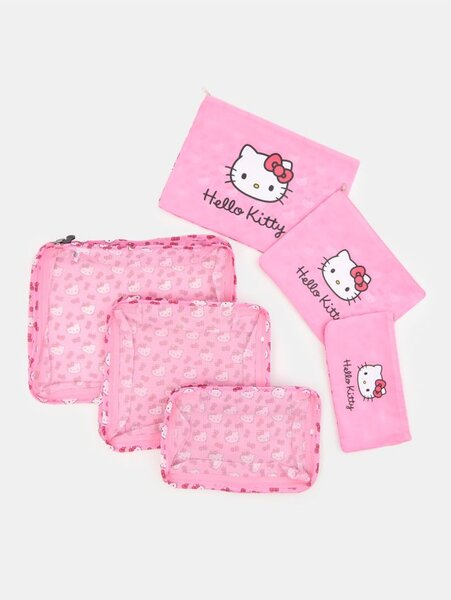 Sinsay - Σετ οργανωτών ταξιδιού Hello Kitty - ροζ