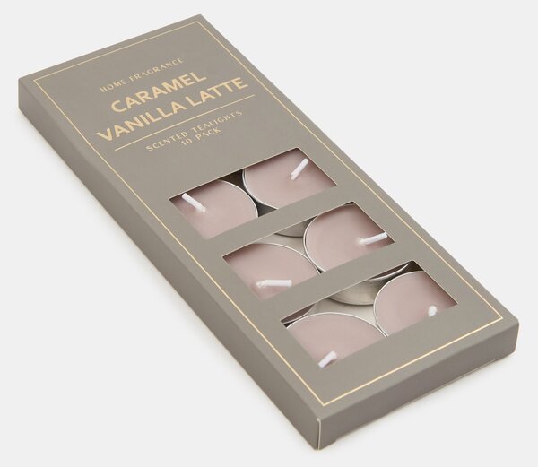 Sinsay - Ρεσώ κεριά 10 pack Carmel Vanilla Latte - μπεζ