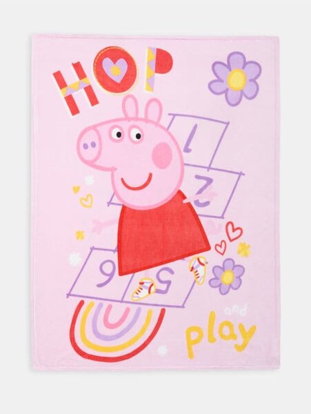 Sinsay - Κουβέρτα Peppa Pig - ροζ παστελ