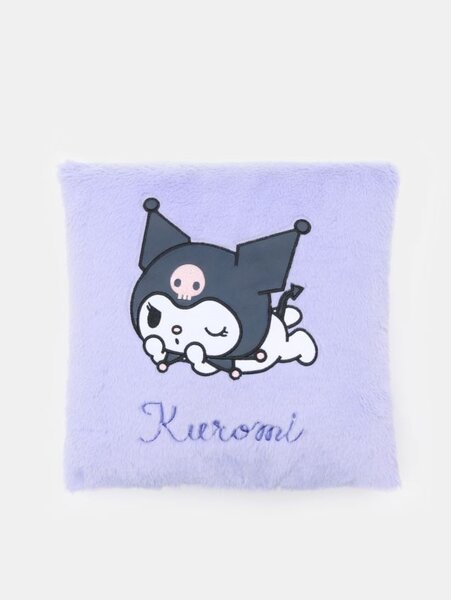 Sinsay - Μαξιλάρι από συνθετική γούνα Kuromi - λιλα