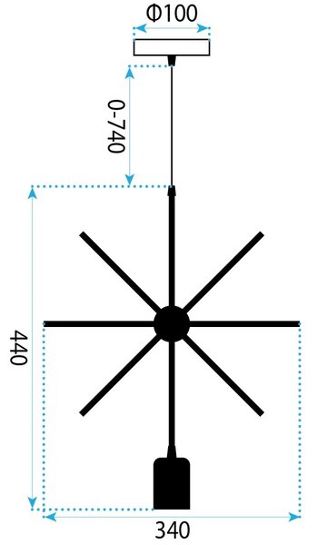 Λάμπα Geometric LE-02 Star