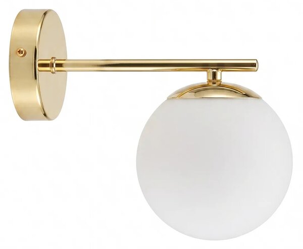 Επιτοίχιο φωτιστικό Glass Ball APP684-1W Gold