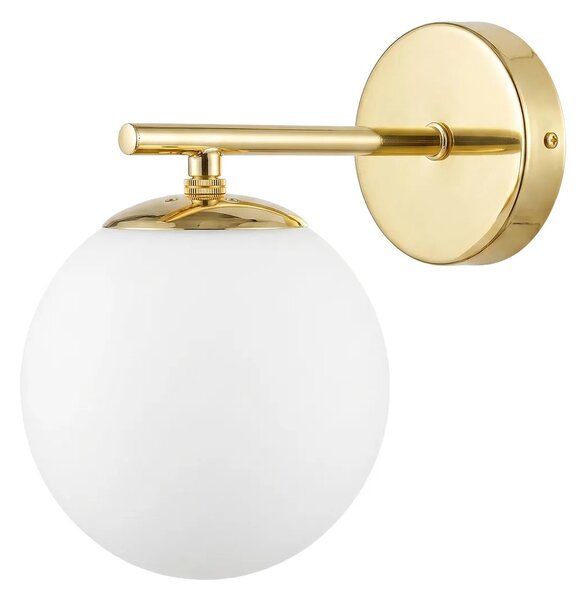 Επιτοίχιο φωτιστικό Glass Ball APP684-1W Gold