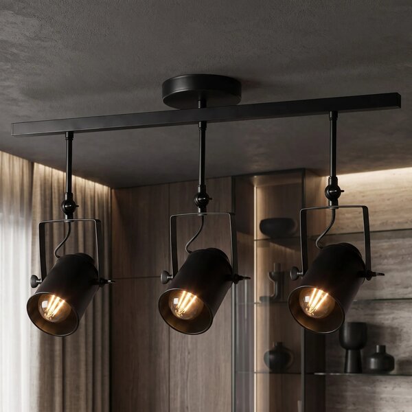 Φωτιστικό οροφής σποτ APP487-3C Black