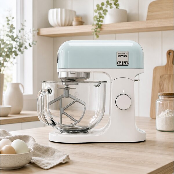 Κουζινομηχανή Kenwood kMix KMX754APB Με Ισχύ 1000W, 6 Ταχύτητες Και Χωρητικότητα 5L - Pastel Blue