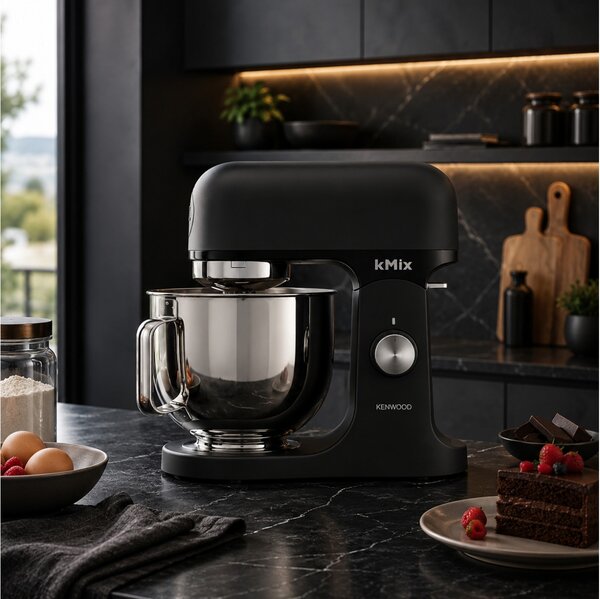 Κουζινομηχανή Kenwood kMix KMX751ABK Με Ισχύ 1000W, 6 Ταχύτητες Και Χωρητικότητα 5L - Black