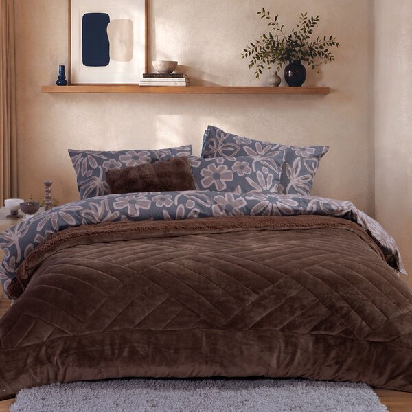 Κουβερτοπάπλωμα Μονό (160x220) Nef-Nef Homeware Alice Brown