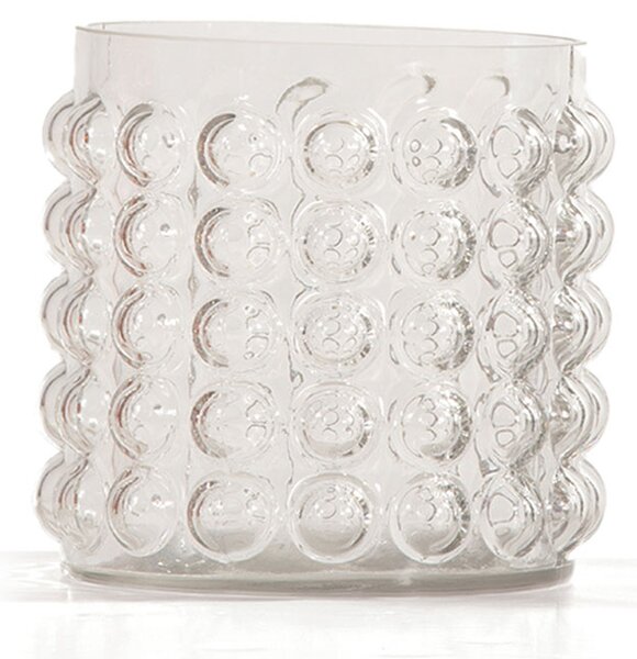 Διακοσμητικό Βάζο (Φ16x17) Nef-Nef Homeware Olmo Transparent