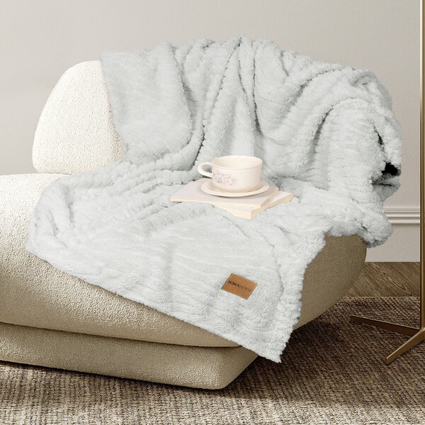 Κουβέρτα Καναπέ Fleece (130x170) Nima Serenus Grey