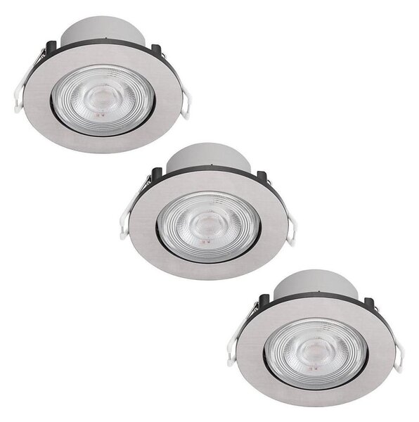 Philips - ΣET 3x Χωνευτά φωτιστικά LED TARAGON LED/4.5W/230V 2,700K