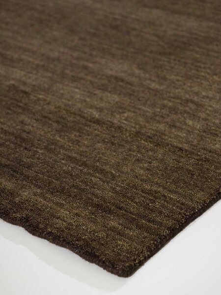 Χαλί Χειροποίητο Wool Sand Dark Brown